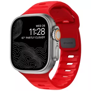 Řemínek Nomad Sport Strap, Night Watch Red - Apple Watch Ultra 2/1 (49mm) 9/8/7 (45mm)/6/SE/5/4 (44mm)/3/2/ (NM01110385)