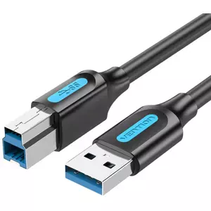 Kabel Vention USB 3.0 A to B cable COOBF 1m Black PVC