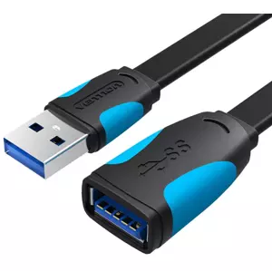 Kabel Vention Flat USB 3.0 extender VAS-A13-B150 1.5m Black