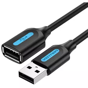 Kabel Vention USB 2.0 male to female extension cable CBIBG 1.5m Black PVC