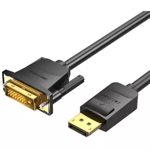 Kabel  Vention DisplayPort to DVI Cable 1.5mHAFBG (Black)