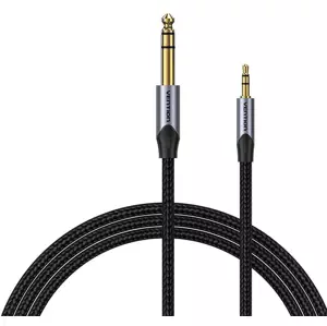 Kabel Vention 3.5mm TRS Male to 6.35mm Male Audio Cable 2m BAUHH Gray