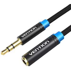 Kabel Vention Braided 3.5mm Audio Extender 1m VAB-B06-B100-M Black