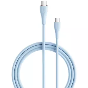 Kabel Vention USB-C 2.0 to USB-C 5A Cable TAWSG 1.5m Light Blue Silicone