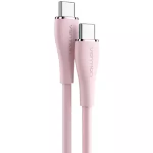 Kabel Vention USB-C 2.0 to USB-C 5A Cable TAWPF 1m Pink Silicone