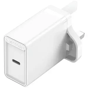 Nabíječka Vention USB-C Wall Charger FADW0-UK (20 W) UK White