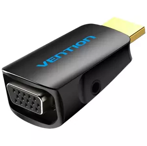 Adapter Vention HDMI to VGA Adapter AIDB0 with 3.5mm Audio