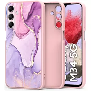 Kryt TECH-PROTECT ICON GALAXY M34 5G MARBLE (5906203691197)