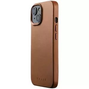 Kryt Mujjo Full Leather Case with MagSafe for iPhone 15- Tan
