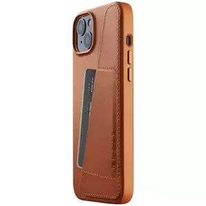 Kryt Mujjo Full Leather Wallet Case with MagSafe for iPhone 15/14 Plus - Tan
