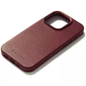 Kryt Mujjo Full  Leather Case for iPhone 15 Pro - Burgundy