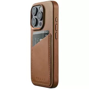 Kryt Mujjo Full Wallet Leather Case for iPhone 15 Pro - Dark Tan