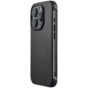 Kryt Mujjo Full Leather Shield Case for iPhone 15 Pro Max- Black