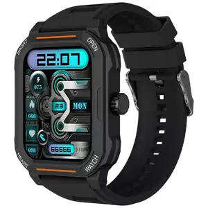 Smart hodinky Blitzwolf Smartwatch BW-GTC3 (Black/Black Steel)