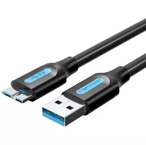 Kabel Vention Flat USB 3.0 A to Micro-B cable COPBI 2A 3m Black PVC