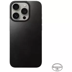Kryt Nomad Magnetic Horween Leather Back, black - iPhone 15 Pro (NM01600985)