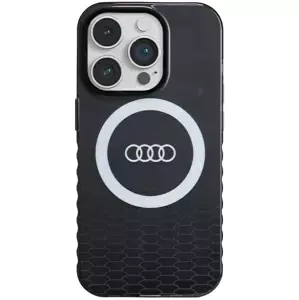 Kryt Audi IML Big Logo MagSafe Case iPhone 14 Pro 6.1" black hardcase AU-IMLMIP14P-Q5/D2-BK (AU-IMLMIP14P-Q5/D2-BK)