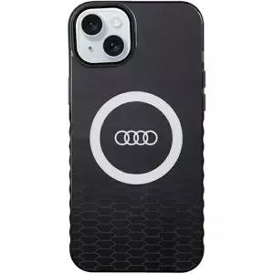 Kryt Audi IML Big Logo MagSafe Case iPhone 15 Plus 6.7" black hardcase AU-IMLMIP15M-Q5/D2-BK (AU-IMLMIP15M-Q5/D2-BK)