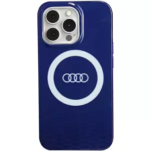 Kryt Audi IML Big Logo MagSafe Case iPhone 13 Pro 6.1" navy blue hardcase AU-IMLMIP13P-Q5/D2-BE (AU-IMLMIP13P-Q5/D2-BE)