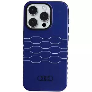Kryt Audi IML MagSafe Case iPhone 15 Pro 6.1" navy blue hardcase AU-IMLMIP15P-A6/D3-BE (AU-IMLMIP15P-A6/D3-BE)