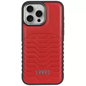 Kryt Audi Synthetic Leather MagSafe iPhone 14 Pro 6.1" red hardcase AU-TPUPCMIP14P-GT/D3-RD (AU-TPUPCMIP14P-GT/D3-RD)