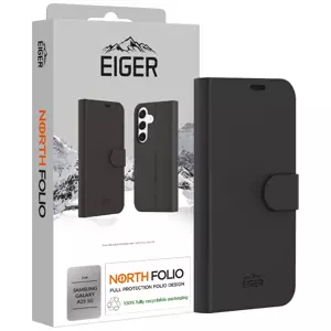 Pouzdro Eiger North Folio Case for Samsung A25 5G in Black