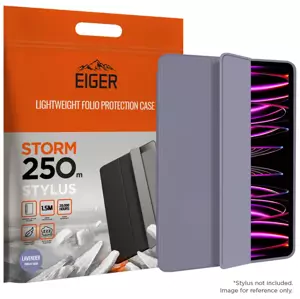 Pouzdro Eiger Storm 250m Stylus Case for Apple iPad Pro 12.9 (2021) / (2022) in Lavender