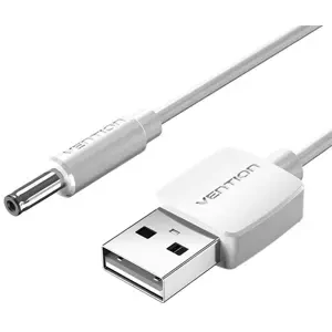 Kabel Vention Power Cable USB 2.0 to DC 3.5mm Barrel Jack 5V CEXWG 1,5m (white)
