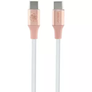 Kabel Guess GUCCLALRGDP kabel USB-C - USB-C 1.5m Fast Charging pink Ebossed Logo (GUCCLALRGDP)