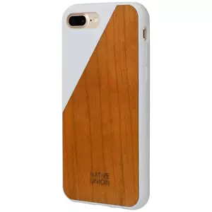 Kryt NATIVE UNION - CLIC Wooden Case for iPhone 7/8 Plus , White / Cherry Wood (CLIC-WHT-WD-7P)