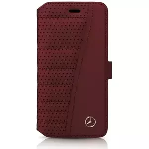 Pouzdro Mercedes - Apple iPhone 6/6S Booklet Case Urban Line Leather - Red (MEFLBKP6SERE)