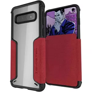 Kryt Ghostek - Samsung Galaxy S10 Wallet Case Exec 3 Series, Red (GHOCAS2069)