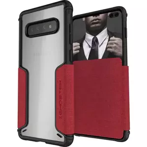 Kryt Ghostek - Samsung Galaxy S10+ Wallet Case Exec 3 Series, Red (GHOCAS2075)