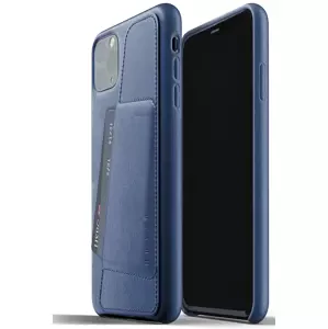 Kryt MUJJO Full Leather Wallet Case for iPhone 11 Pro Max - Monaco Blue (MUJJO-CL-004-BL)