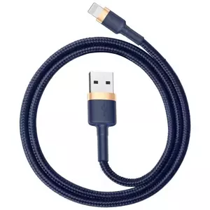 Kabel Baseus Cafule Lightning cable 1.5A 2m (Gold+Dark blue) (6953156290761)