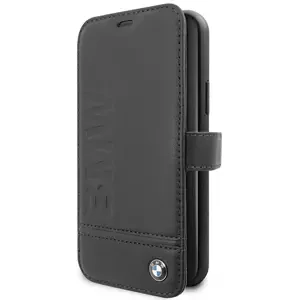 Pouzdro BMW - Apple iPhone 11 Pro Wallet Case Black (BMFLBKSN58LLSB)