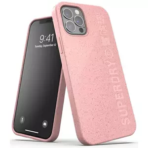 Kryt SuperDry Snap iPhone 12/12 Pro Compostable Case pink 42621 (42621)