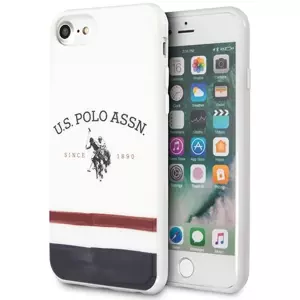 Kryt US Polo USHCI8PCSTRB iPhone 7/8/SE 2020 white Tricolor Pattern Collection (USHCI8PCSTRB)