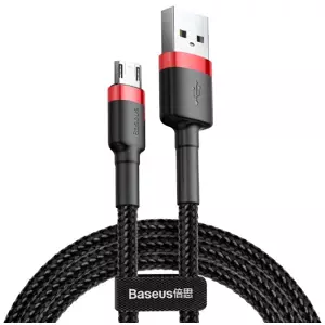 Kabel Baseus Cafule Micro USB cable 2.4A 1m (Red+ Black)