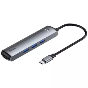 Adapter HUB 6w1 Baseus USB-C to 3x USB 3.0 + HDMI + RJ45 + USB-C PD