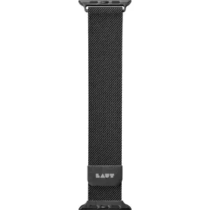 Řemínek Laut Steel Loop for Apple Watch 42mm black (LAUT_AWL_ST_BK)