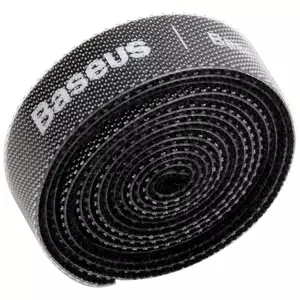 Řemínek Baseus Colourful Circle Velcro Straps 1m Black