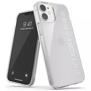 Kryt SuperDry Snap iPhone 12 mini Clear Case Silver (42590)