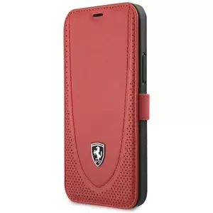 Kryt Ferrari FEOGOFLBKP12LRE iPhone 12 Pro Max 6,7" red book Off Track Perforated (FEOGOFLBKP12LRE)