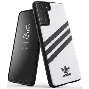 Kryt adidas OR Moulded Case PU SS21 for Galaxy S21+ white/black (44762)