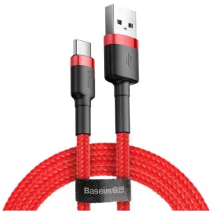 Kabel Baseus Cafule cable USB-C 3A 1m (Red) (6953156278196)