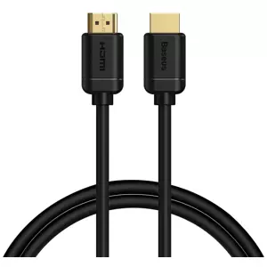 Kabel Baseus 2x HDMI 2.0 4K 60Hz Cable, 3D, HDR, 18Gbps, 2m (black) (6953156222526)