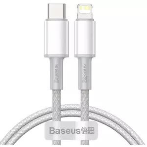 Kabel Baseus High Density Braided Cable Type-C to Lightning, PD,  20W, 1m (white)