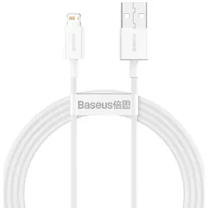 Kabel Baseus Superior Series Cable USB to Lightning 2.4A 1,5m (white) (6953156205444)