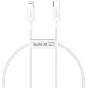 Kabel Baseus Superior Series Cable USB-C to Lightning, 20W, PD, 0,25m (white) (6953156205291)